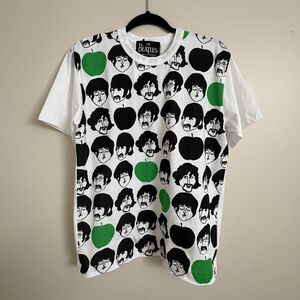 The Beatles Comme Des Garcons Graphic Tee Shirt White Black Size Large